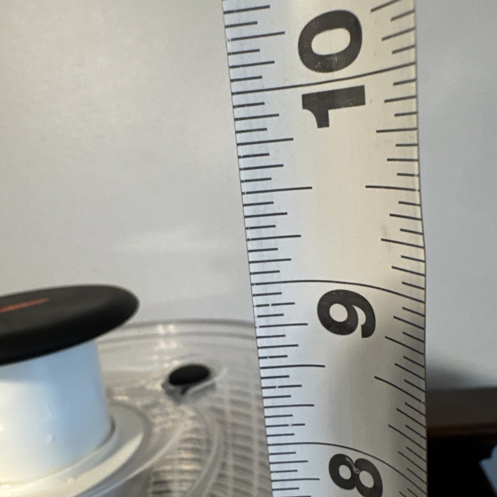 OXO Salad Spinner - Clear With Black Button 10.5" - Picture 12 of 13